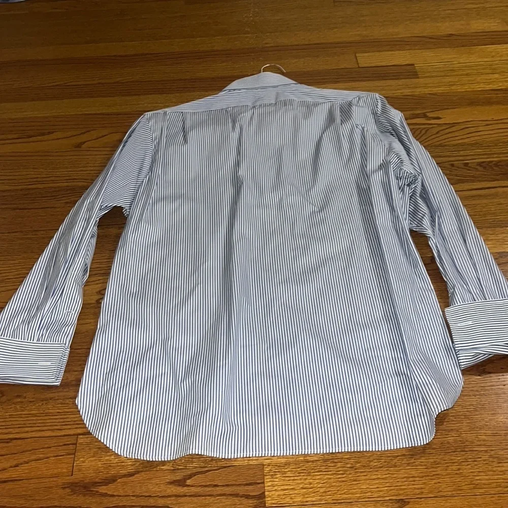 Polo by Ralph Lauren Men’s Striped Regent Custom Fit Dress Shirt Size 17-34
